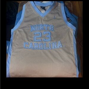 Jordan North Carolina Jersey - Light Blue and Tan